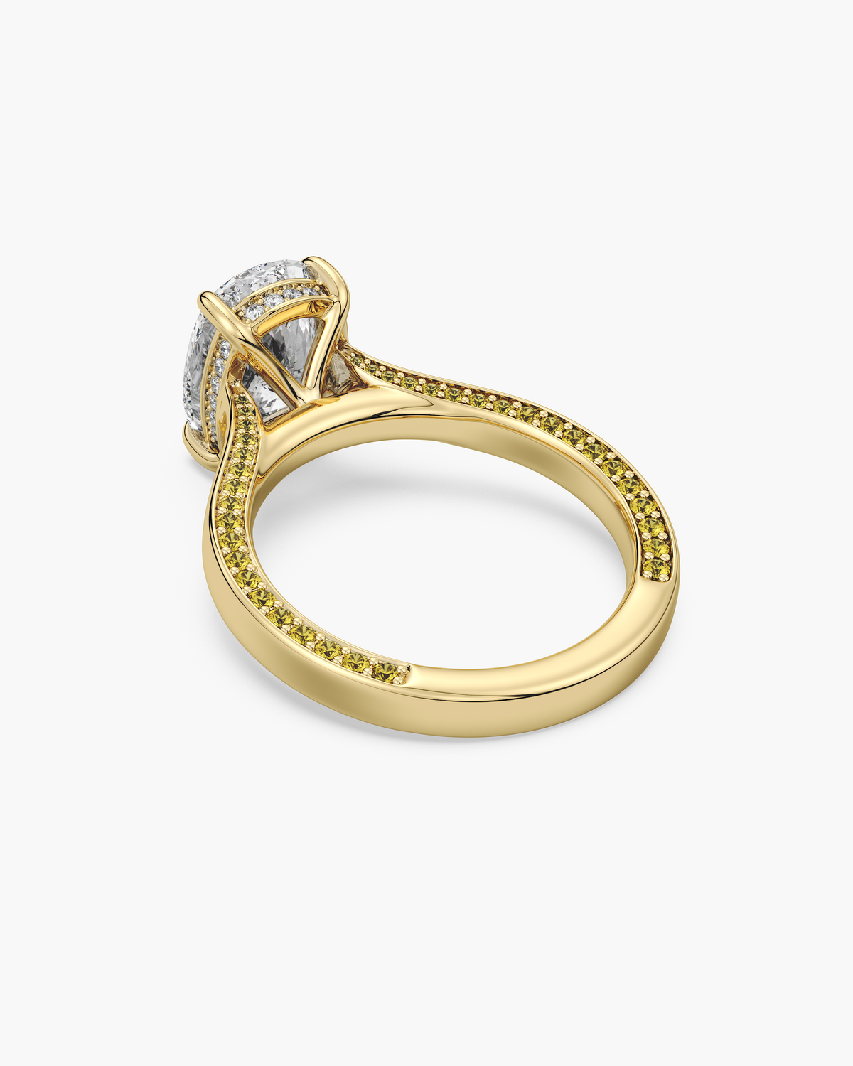 Ming (明) Hidden Halo Crisscut Solitaire
